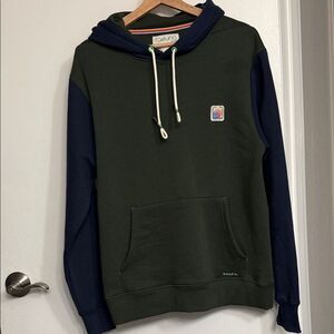 Laguna Mens size M Fleece Color Block Hoodie Sweatshirt